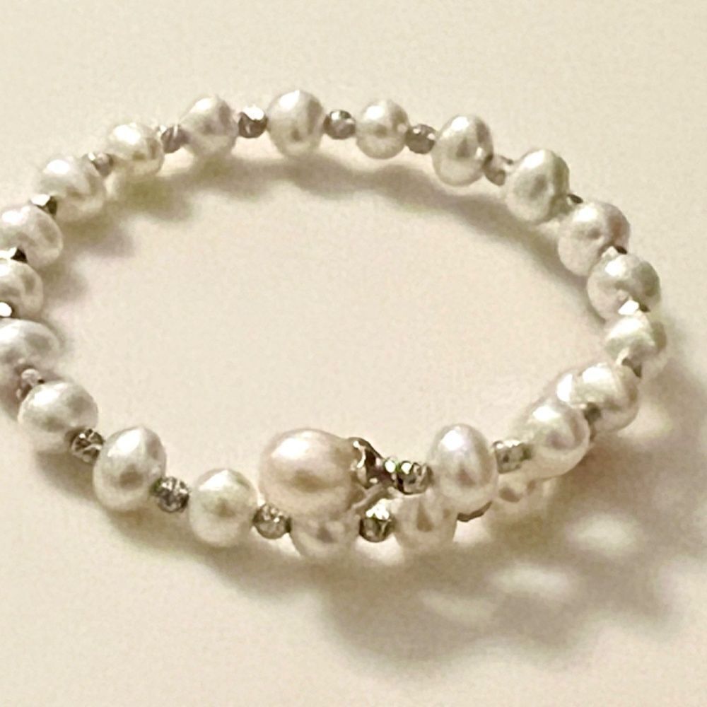 Freshwater Cultured Pearl Wrap Bracelet - Picture 5 of 7
